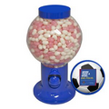 Blue Gumball Machine Filled with Corporate Color Jelly Beans